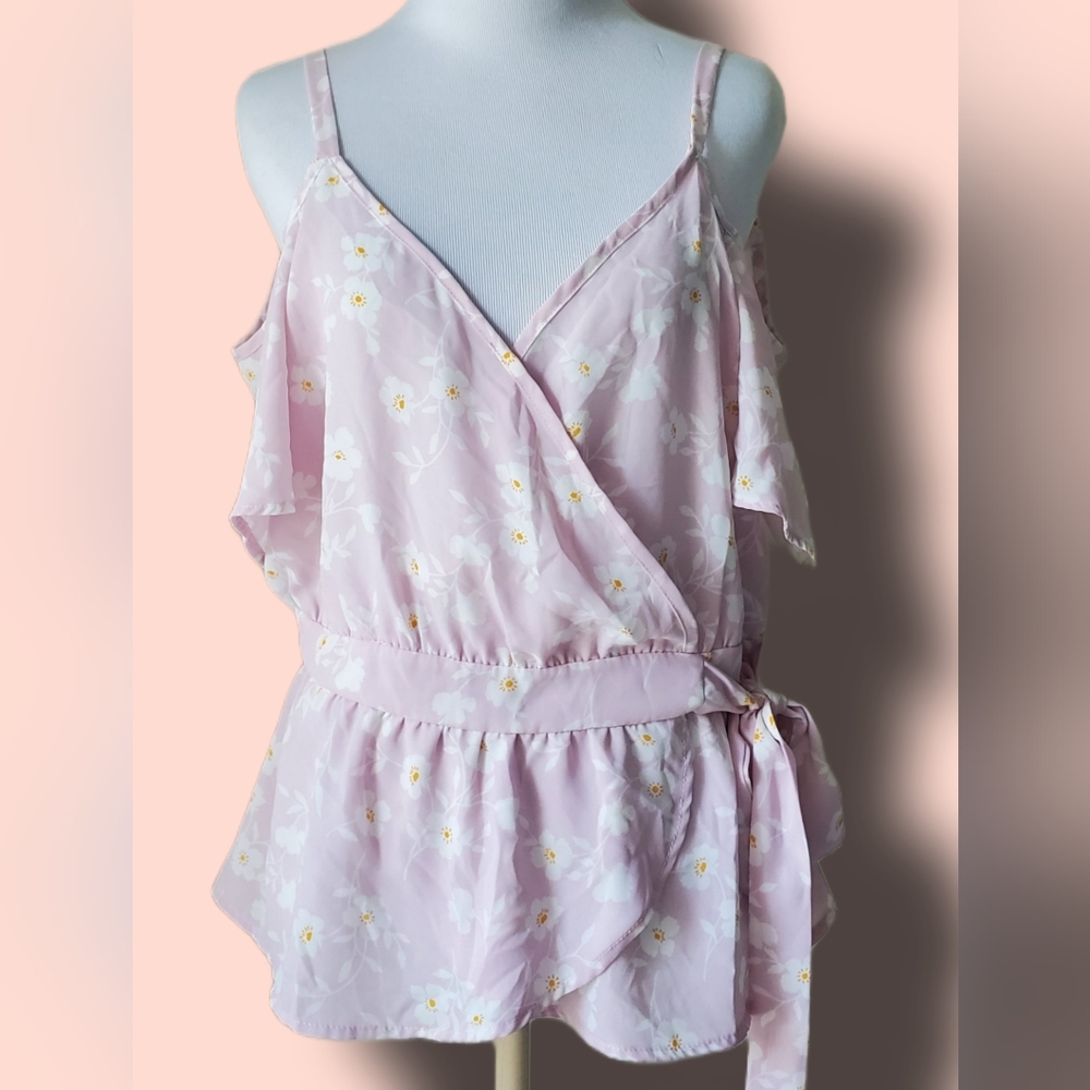 Vienna Sky, L, Light Pink Floral